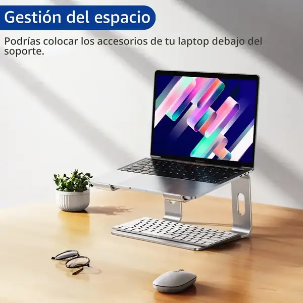 BESIGN LS03S · Soporte elevador de aluminio para portátil — vista 6