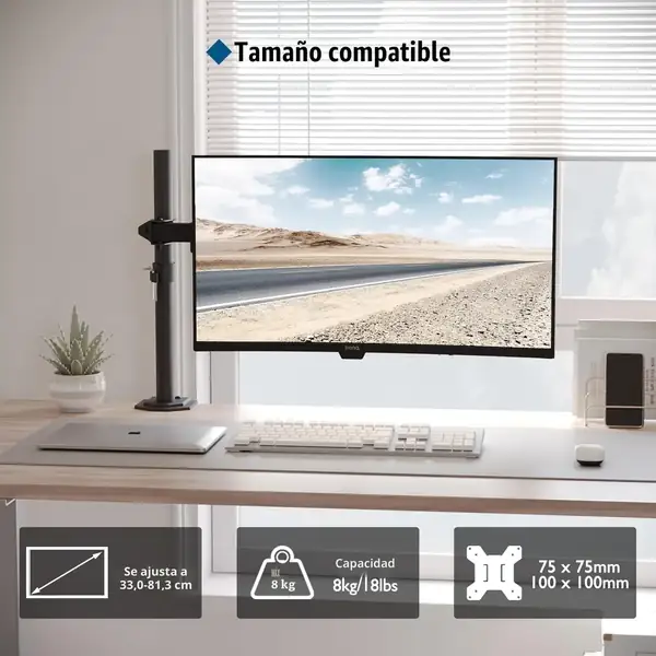 BONTEC · Brazo de monitor individual 13-32" con altura de 42,5 cm — vista 4