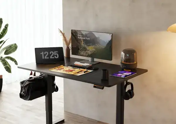 Claiks · Escritorio elevable eléctrico con memoria y gestión de cables — vista 2