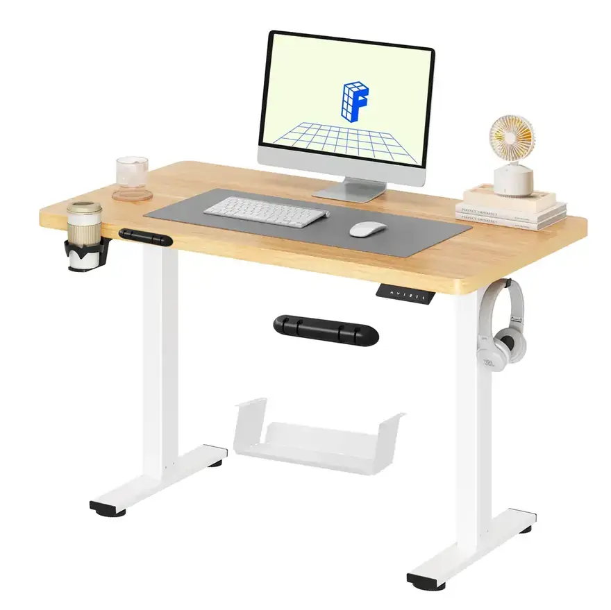 FLEXISPOT QE Pro · Escritorio elevable eléctrico 110 × 54 cm con 4 memorias