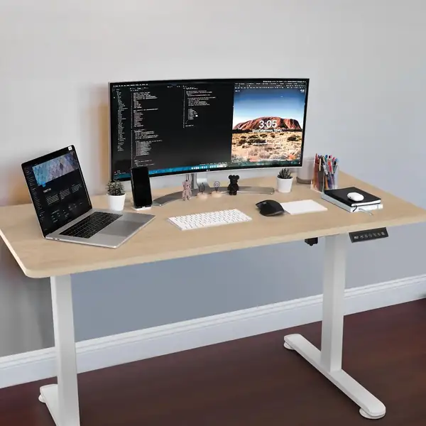 Homall · Escritorio elevable eléctrico 160 × 70 cm con puerto USB — vista 2