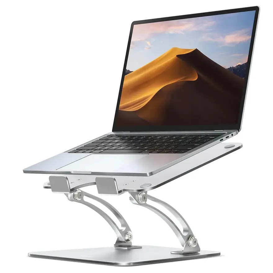 Nulaxy C1 · Soporte de portátil de aluminio con doble eje ajustable