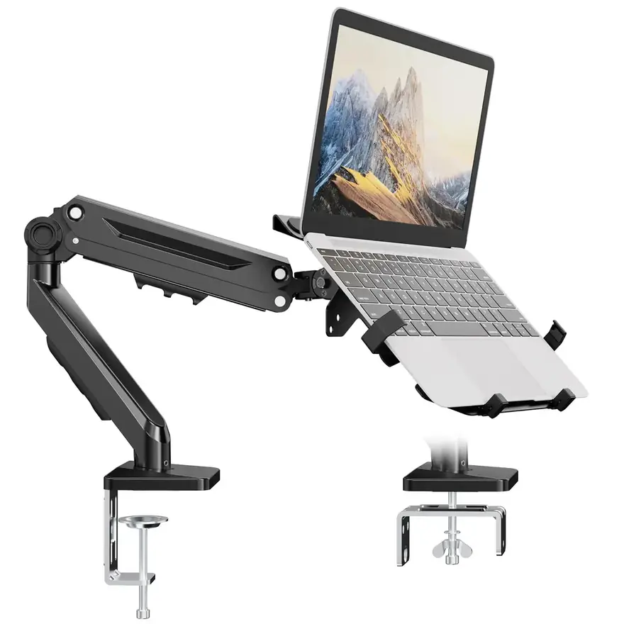 PUTORSEN · Soporte 2 en 1 para portátil de 18" y monitor de 40"