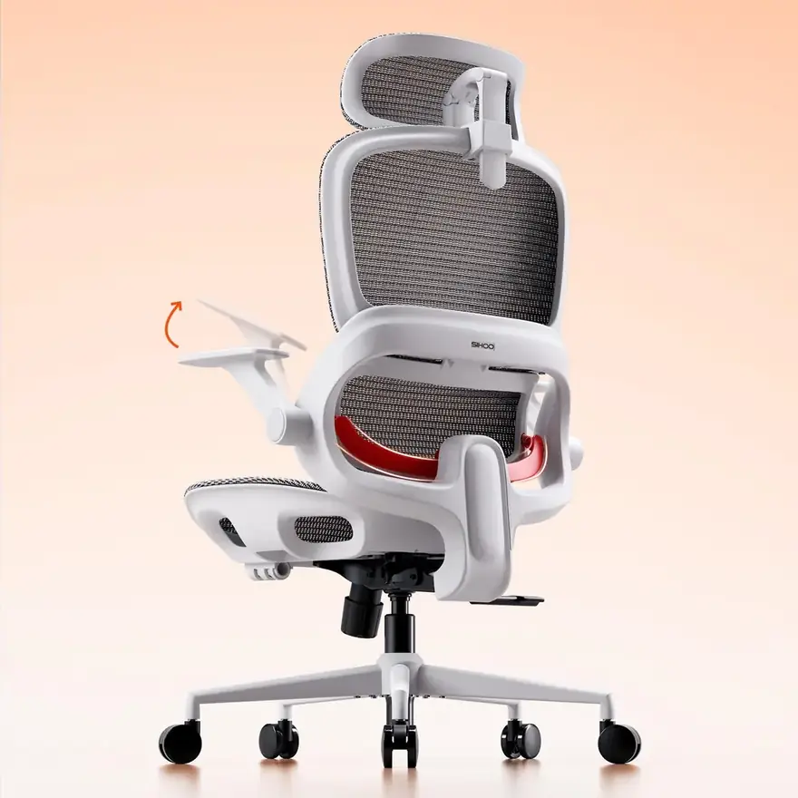 SIHOO B100 · Silla de oficina de malla con soporte lumbar adaptativo