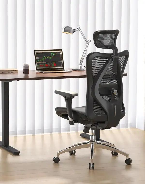 SIHOO M57 · Silla ergonómica de malla con respaldo dividido — vista 2