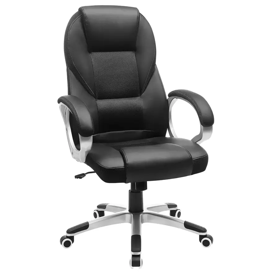 SONGMICS · Silla de escritorio ergonómica con asiento de 44 a 54 cm