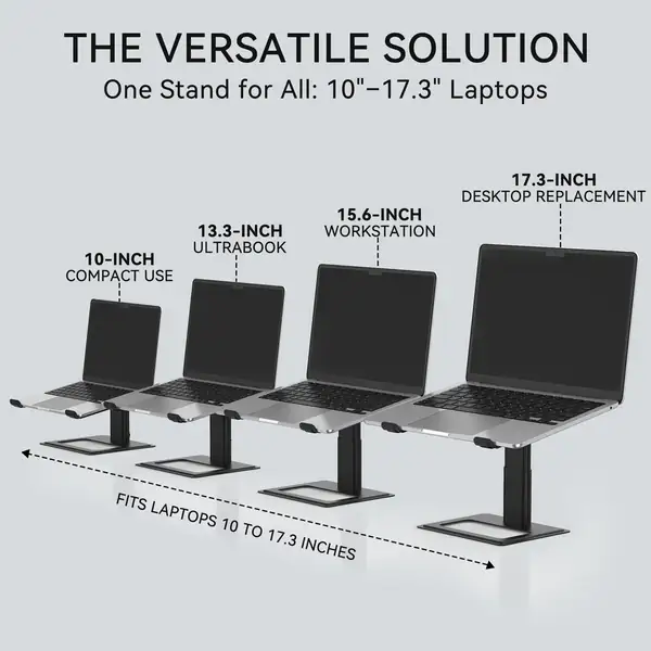 SOUNDANCE · Soporte de portátil de aluminio hasta 17,3 pulgadas — vista 4