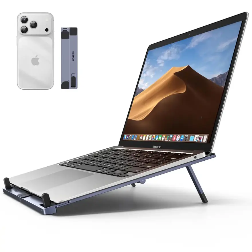 UGREEN · Soporte plegable de aluminio para portátil y tableta
