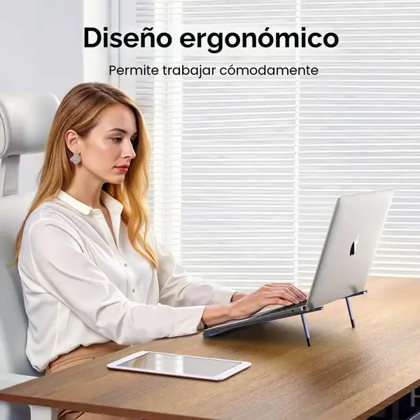 UGREEN · Soporte plegable de aluminio para portátil y tableta — vista 2